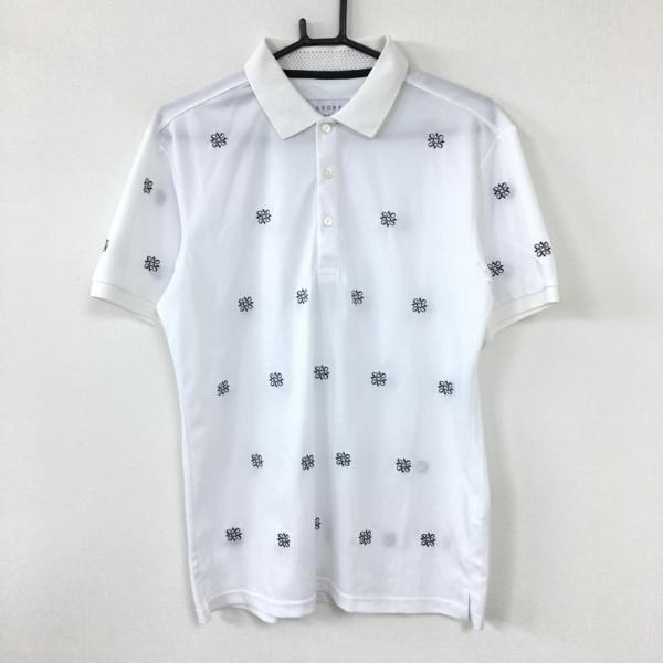 ☆40%OFF価格☆St ANDREWS セントアンドリュース 半袖ポロシャツ 白×黒