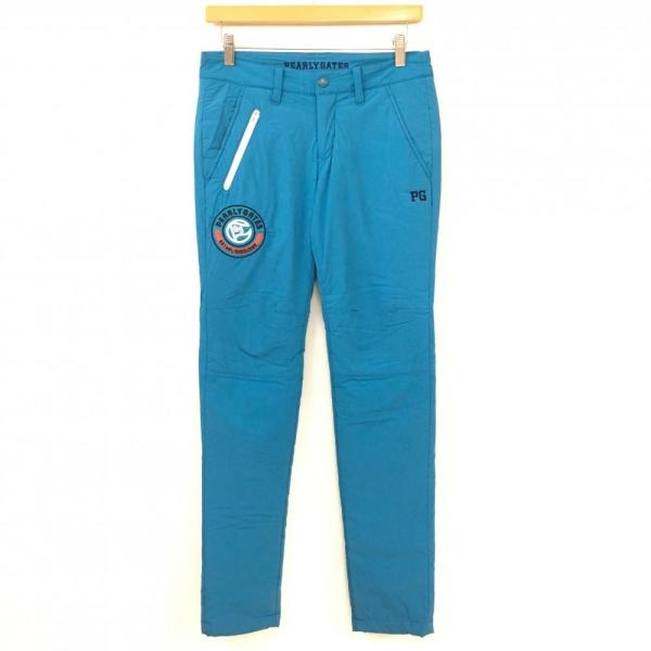 パーリーゲイツ 中綿スカート 0/S ブラック 防寒 ワッペン　ニコちゃん PEARLY GATES パーリーゲイツ 055-2134012 ストレッチスカート