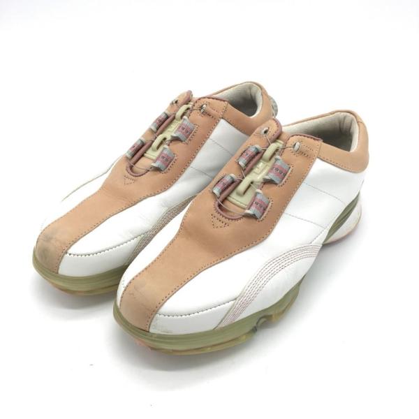 FootJoy ゴルフシューズ 女性用 ホワイト 30%OFF価格／FootJoy フットジョイ ゴルフシューズ 白×ライトピンク
