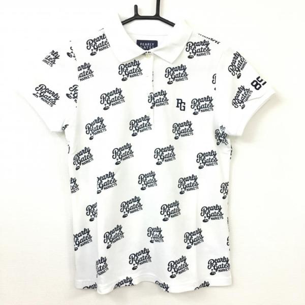 Pearly Gates パーリーゲイツ 半袖ポロシャツ 白 黒 ロゴ総柄 日本製 レディース 1 M ゴルフウェア Buyee Buyee Japanese Proxy Service Buy From Japan Bot Online