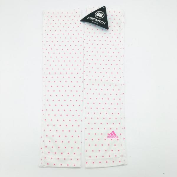 ☆SALE60%OFF☆【新品】adidas アディダス アームカバー 白×ピンク