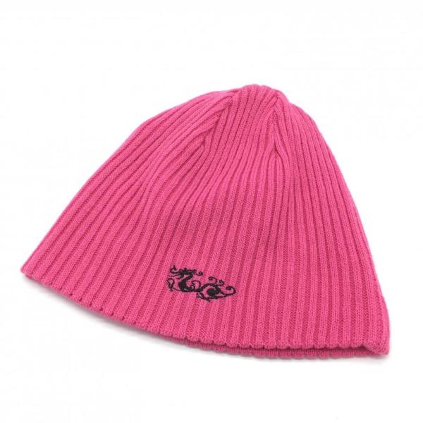 ダンスウィズドラゴン 長袖 ニット セーター 3 ピンク ゴルフ メンズ スカル Dance With Dragon ダンスウィズドラゴン リバーシブルニット帽