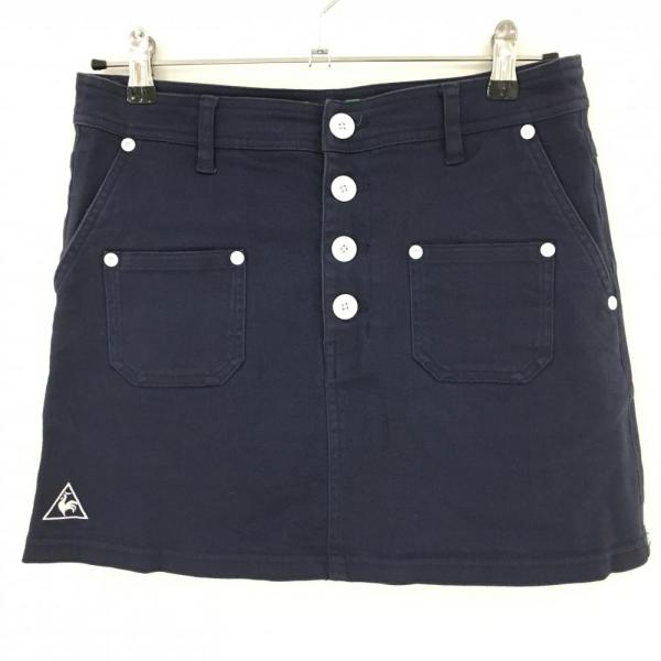 le coq sportif ネイビーゴルフロゴスカート reonard_1-240001062233