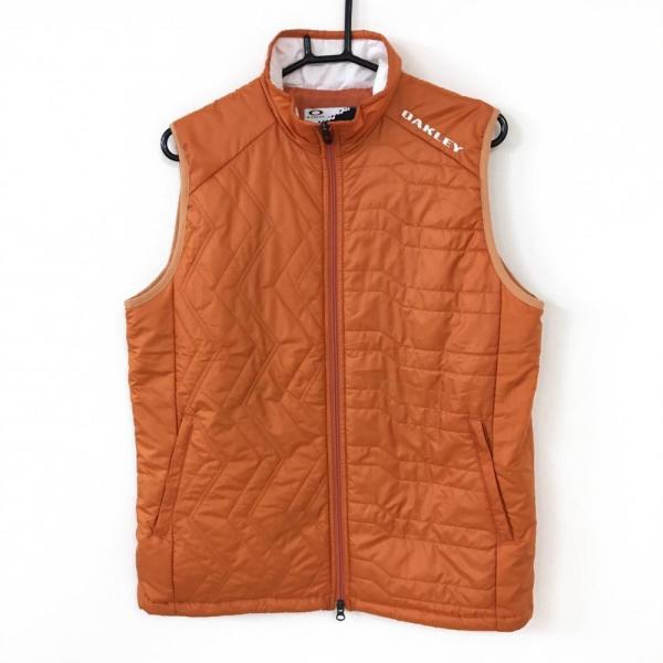 ☆20%OFF価格☆Oakley オークリー 中綿ベスト オレンジ ダブルジップ