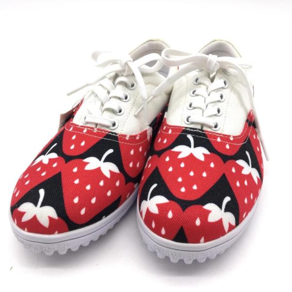 新品】PEARLY GATES パーリーゲイツ ゴルフシューズ 白×レッド 053