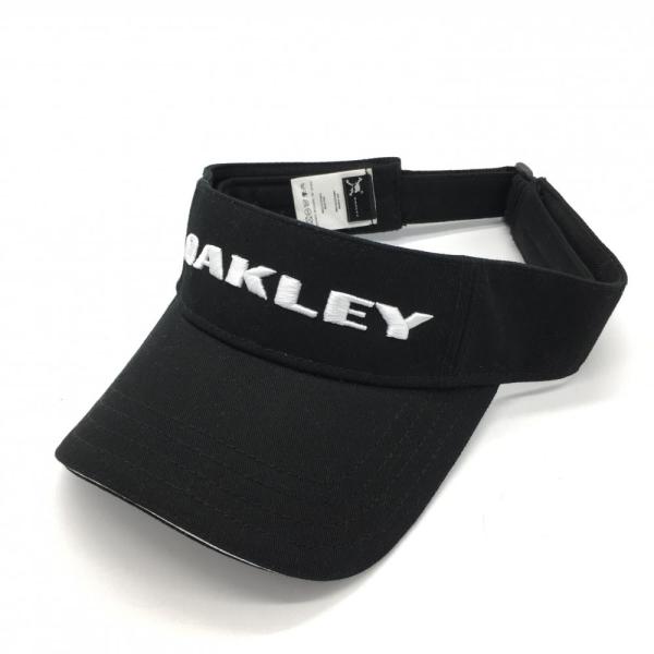 ☆40%OFF価格☆【超美品】Oakley オークリー サンバイザー 黒×白 立体 
