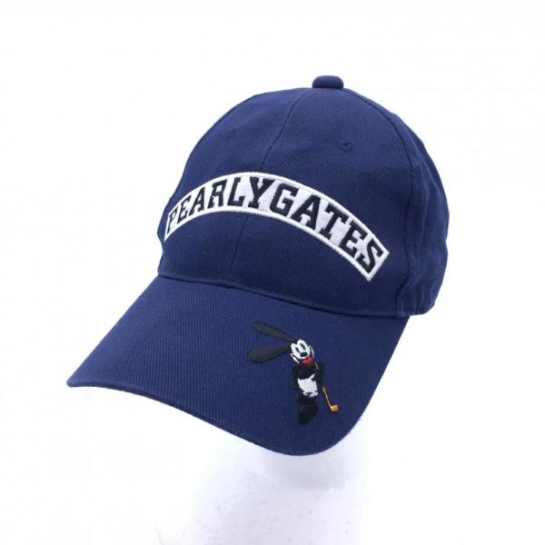 【週末限定価格！】 PEARLY GATES プーさん キャップ ネイビーゴルフ reonard_1-240001069888