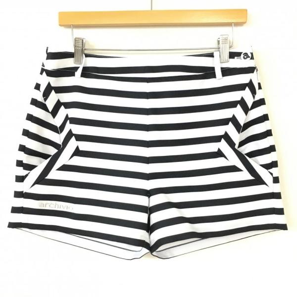 値札付き新品】アルチビオ ショートパンツ 白×グレー 40サイズ L 40