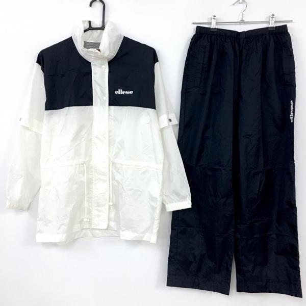【3点セット】ellesse エレッセ ウェア 上下セット+グローブ（収納袋付） 美品】ellesse エレッセゴルフ レインウェア 上下セット 2WAY