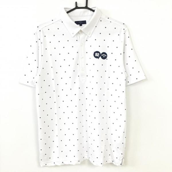 40%OFF価格／(超美品)Callaway キャロウェイ 半袖ポロシャツ 白