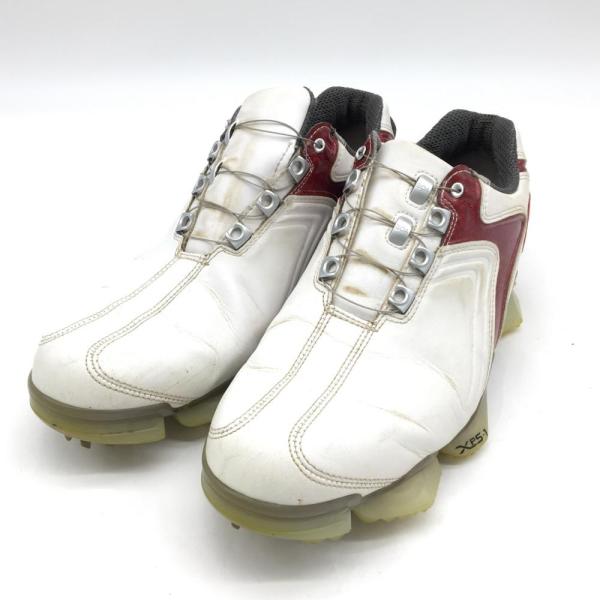 フットジョイ ゴルフシューズ 白×レッド 56005J ボア BOA メンズ 26.5