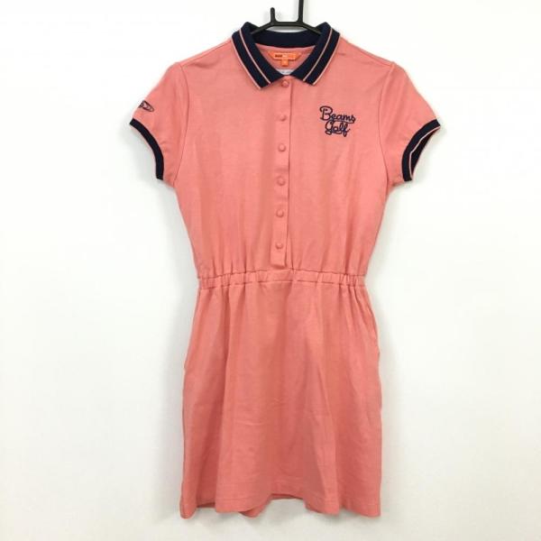 50%OFF価格／BEAMS GOLF ビームスゴルフ 半袖ワンピース ピンク
