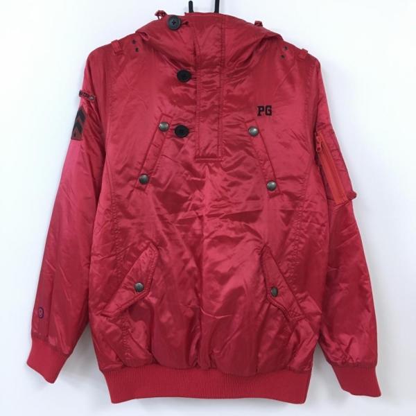PEARLY GATES（パーリーゲイツ） フード付き中綿ブルゾン レッド