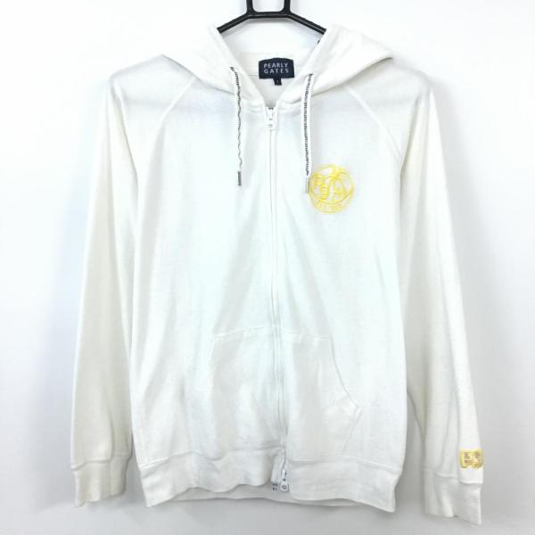PEARLY GATES パーリーゲイツ ジップパーカー 白 パイル
