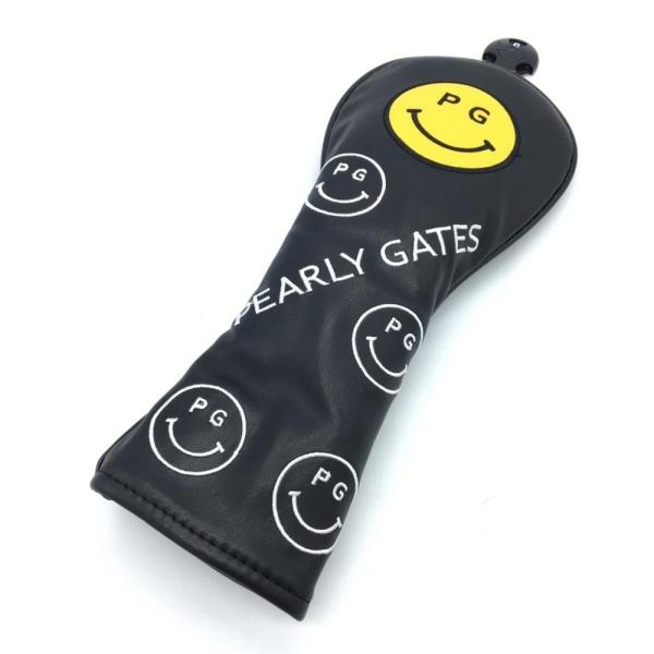 【希少】パーリーゲイツ　キャディバッグ＆ヘッドカバー5点セット　総柄ロゴ　紺×白 希少】パーリーゲイツ キャディバッグ＆ヘッドカバー5点セット