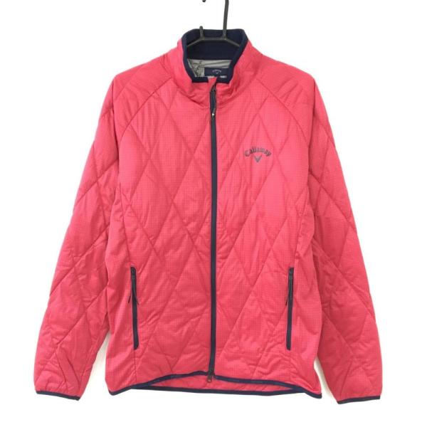 Callaway（キャロウェイ） 中綿ジャケット レッド×ネイビー 格子柄