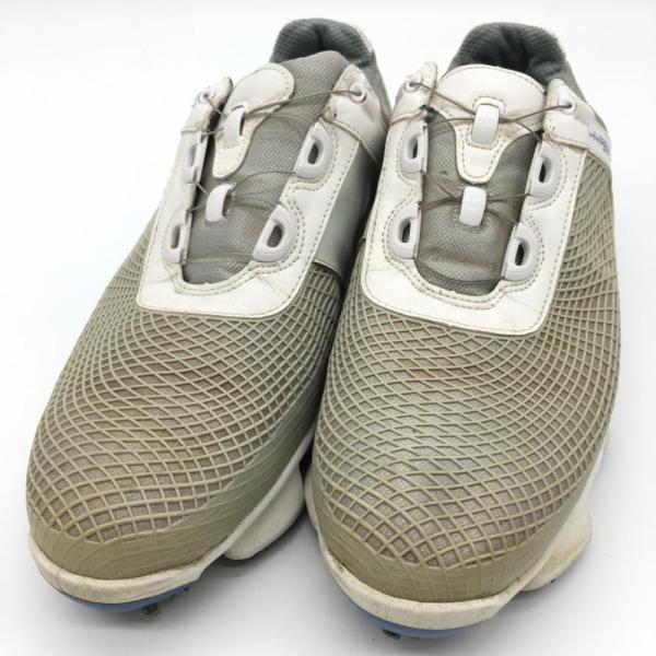 フットジョイ ゴルフシューズ グレー×白 51053J FootJoy　26cm FootJoy（フットジョイ） ゴルフシューズ グレー 51053J メンズ 24.5cm