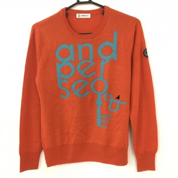 15%OFF価格／(超美品)and per se アンパスィ 長袖ニットセーター