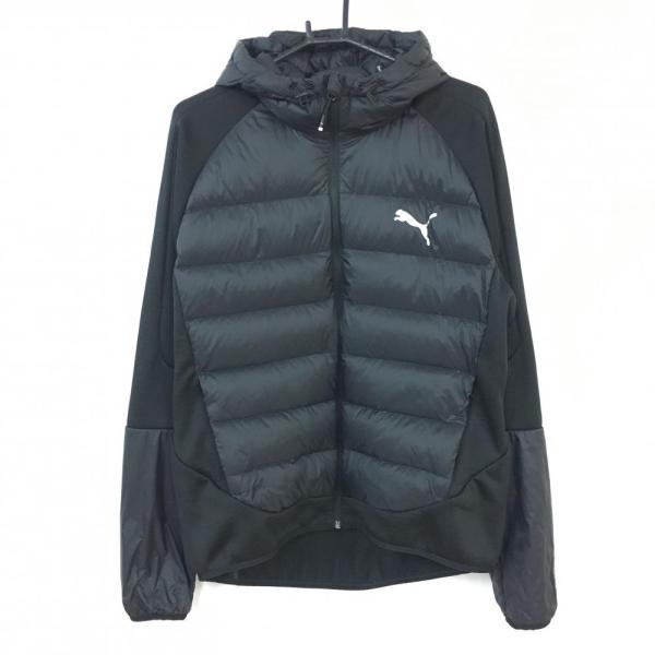 10%OFF価格/(美品)PUMA プーマ 切替ダウンジャケット 黒 10%OFF価格/(美品)PUMA プーマ 切替ダウンジャケット 黒