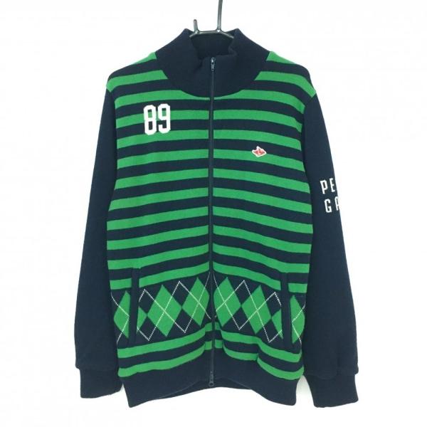 パーリーゲイツ☆ニットブルゾン 15%OFF価格／(美品)PEARLY GATES パーリーゲイツ 裏地付きニット