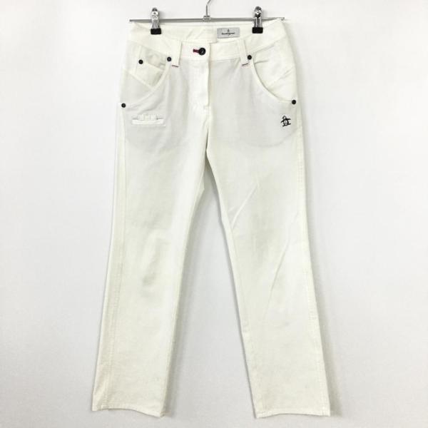 Munsingwear マンシングウェア パンツ 白 バックロゴ刺しゅう