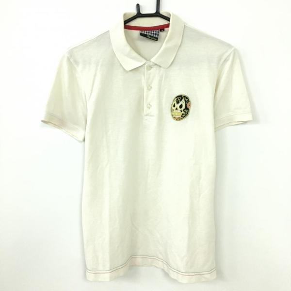 【美品】RUSSELUNO 半袖ポロシャツ M ワッペンロゴ ルチャ 1-240101273970-m-01-pl.jpg