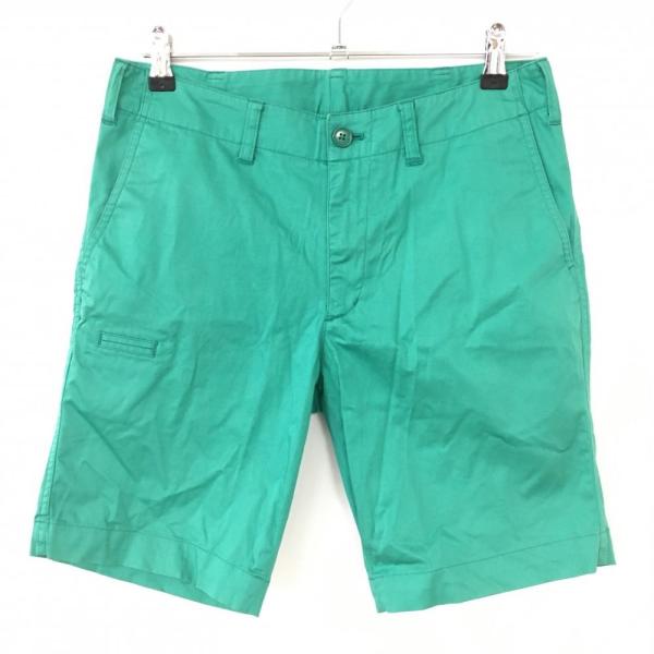 ビームスゴルフ　総柄　ハーフパンツ　Mサイズ 30%OFF価格／(美品)BEAMS GOLF ビームスゴルフ ハーフパンツ グリーン