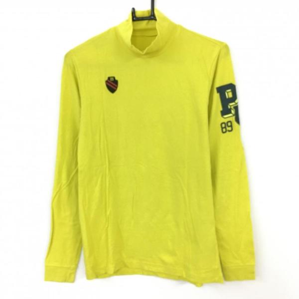 PEARLYGATES ハイネックカットソー イエロー サイズ4 4WAYリップル半袖ハイネックカットソー | PEARLY GATES