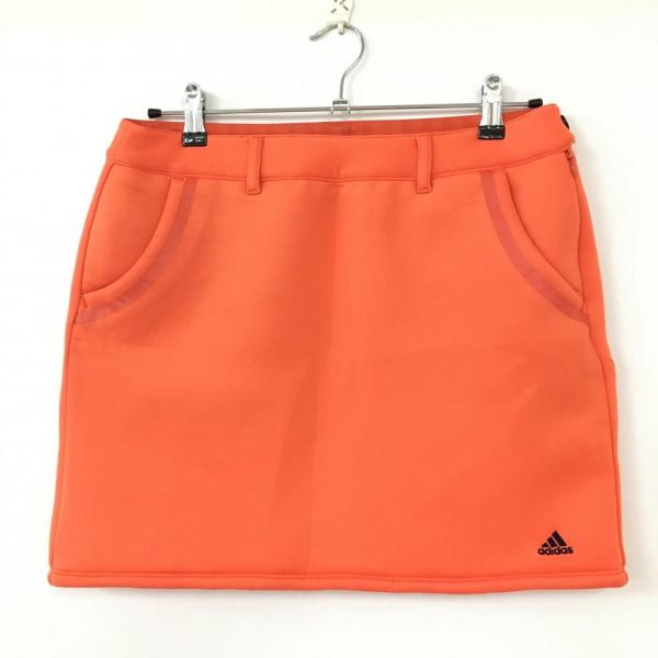 タグ付き 未使用 アディダス adidas ゴルフ スカート L オレンジ 冬用 reonard_1-240001094226