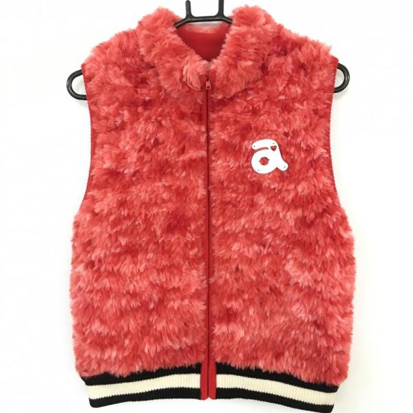 20%OFF価格／(新品)50%OFF〜archivio アルチビオ ボアベスト レッド