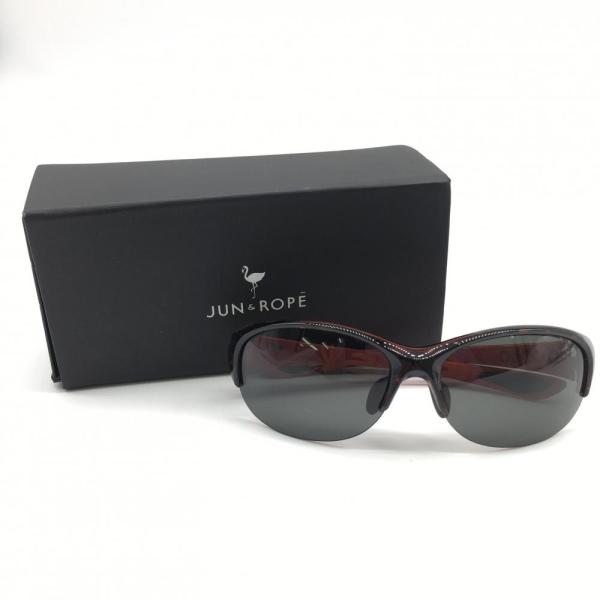 JUN&amp;ROPE’ - coco 中古 ジュン＆ロペ JUN&amp;ROPE サングラス ピンク×ホワイト Daco コラボ  セミハードケース付き 中古 ジュン＆ロペ JUN&ROPE サングラス ピンク×ホワイト Daco