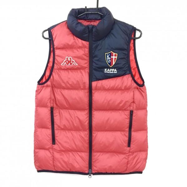 KAPPA GOLF カッパゴルフ ダウンベスト レッド M イタリア 20%OFF価格／(美品)Kappa カッパ ダウンベスト レッド×黒 バイ