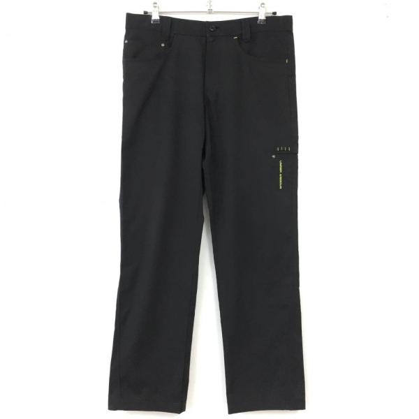 UNDER ARMOUR アンダーアーマー パンツ 黒×蛍光イエロー ティー装着可