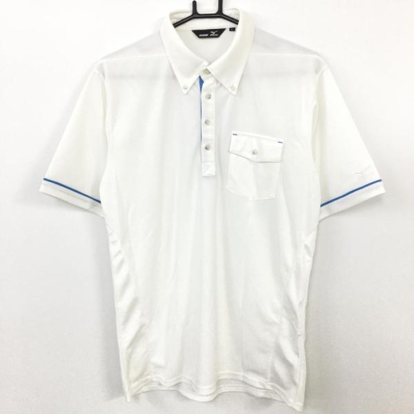 ミズノゴルフ白ダウン サイズ：L MIZUNO GOLF ミズノゴルフ ダウンジップジャケット 総