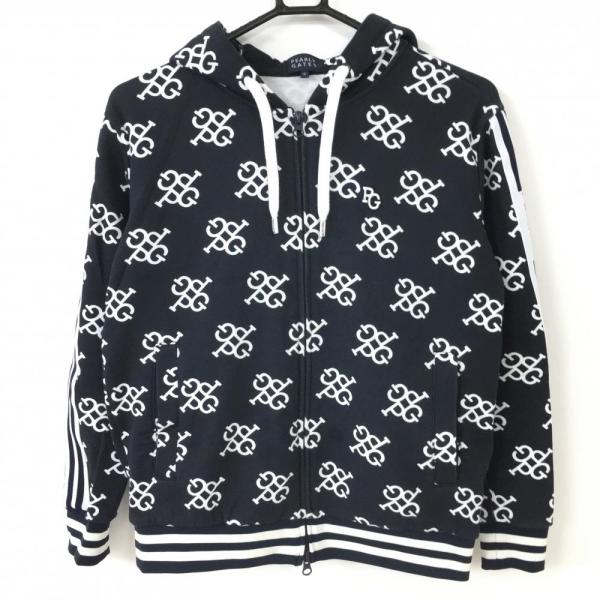 PEARLY GATES - 【極美品】パーリーゲイツ スウェット ジップパーカー ロゴ 総柄 ブルー系 1 PEARLY GATES(パーリーゲイツ) スウェット・パーカー｜中古