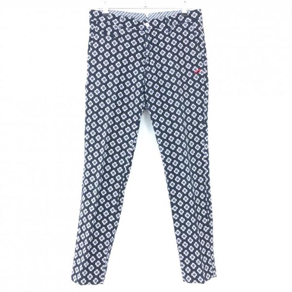 マスターバニーエディション ゴルフパンツ 2 ホワイト ブルー 花柄 ストレッチ MASTER BUNNY EDITION（マスターバニーエディション） マスターバニー