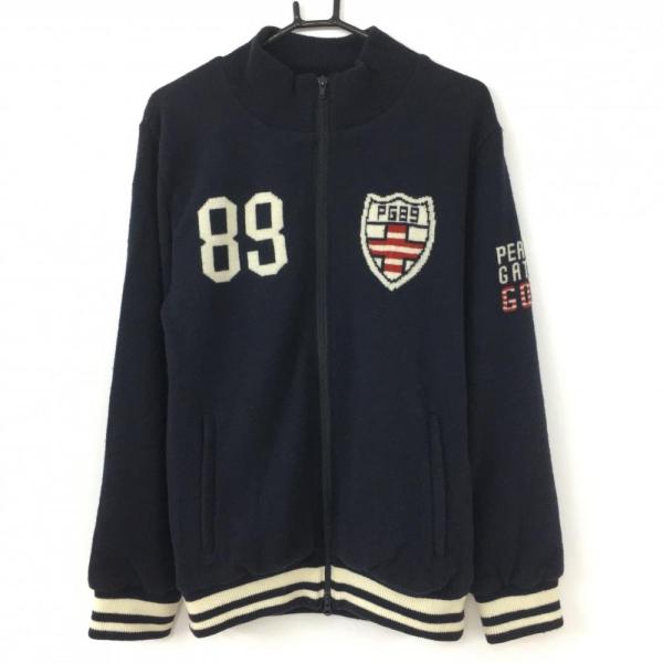 良品 パーリーゲイツ ニットブルゾン ゴルフ 普段使い ウール