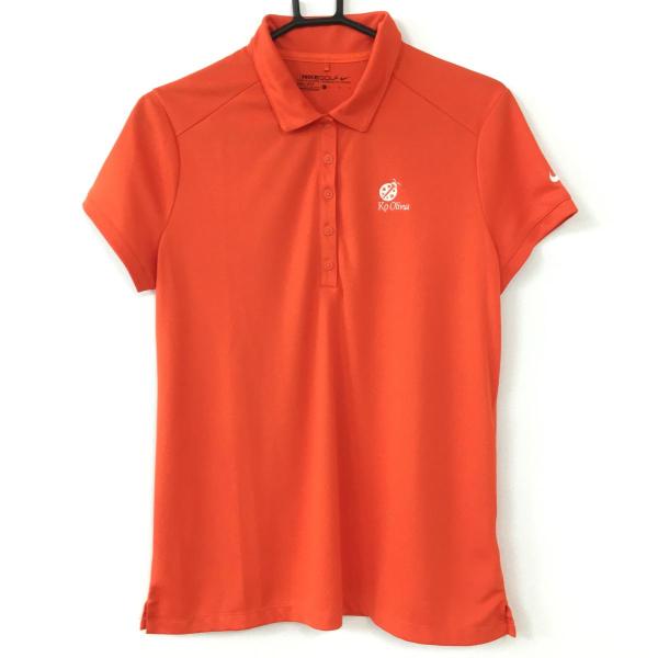 NIKE（ナイキ） 半袖ポロシャツ オレンジ×白 Ko Olina コオリナ