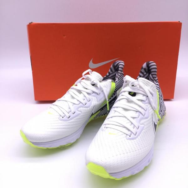 新品】NIKE ナイキ ゴルフシューズ 白×イエロー エアズーム 新品】NIKE ナイキ ゴルフシューズ 白×イエロー エアズーム