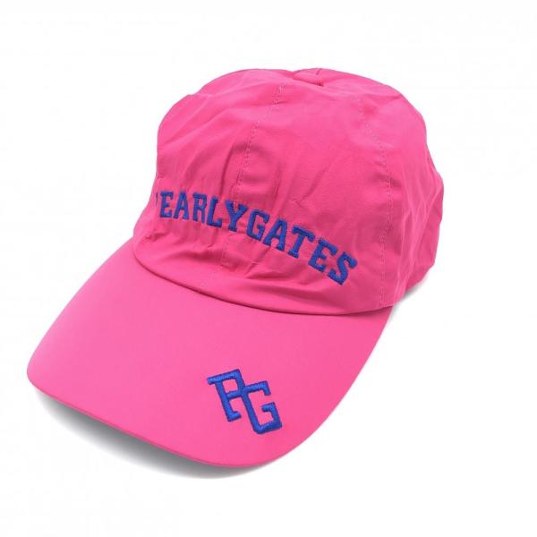 PEARLY GATES パーリーゲイツ ナイロンキャップ ピンク×ブルー