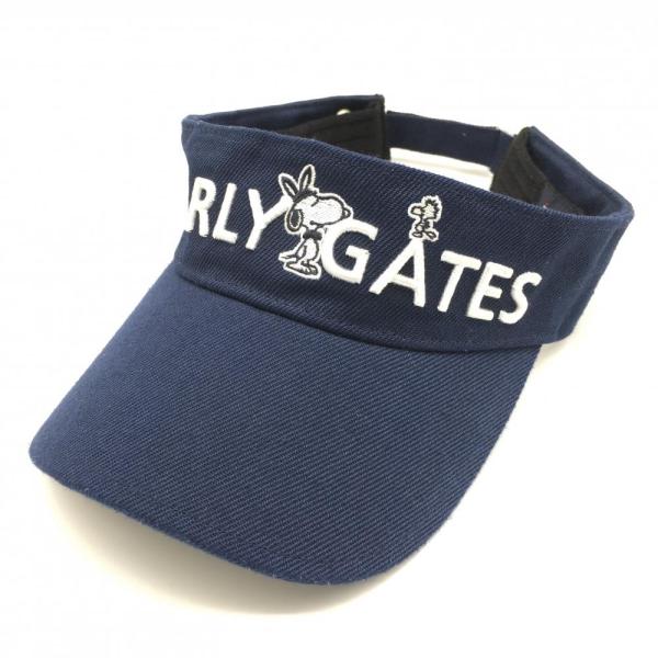 レア【パーリーゲイツ×スヌーピー】限定コラボ ゴルフ キャップ 紺ネイビー×白 レア【パーリーゲイツ×スヌーピー】限定コラボ ゴルフ キャップ