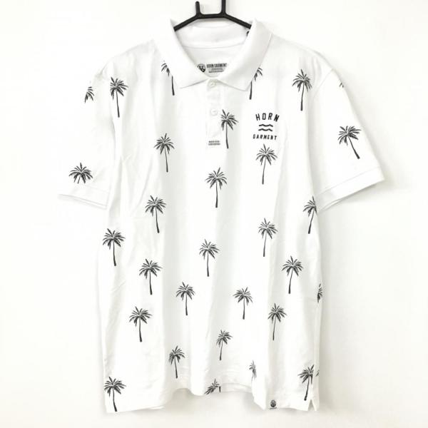 MARK&LONA（マークアンドロナ） ホーンガーメント 半袖ポロシャツ 白