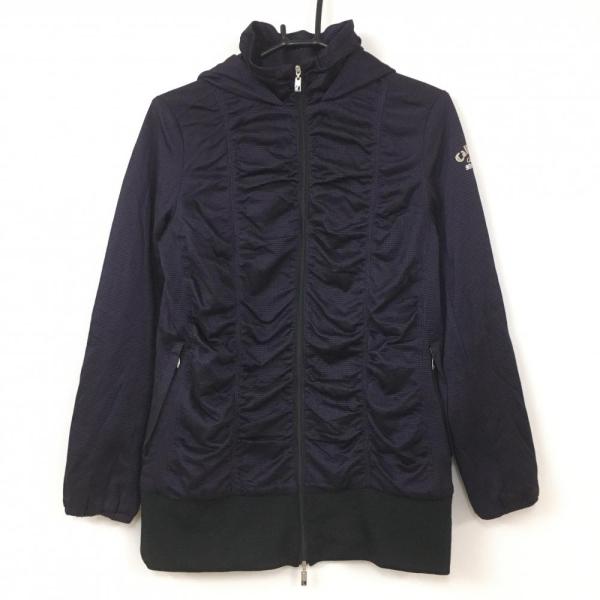美品 キャロウェイゴルフ 肉厚 ダウンジャケット L 黒 スタンドカラー
