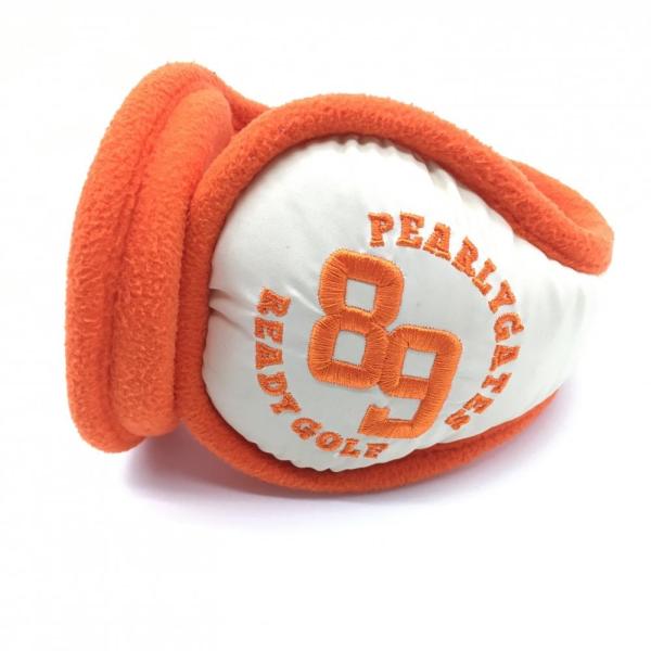 PEARLY GATES（パーリーゲイツ） イヤーマフ 耳当て オレンジ×ライト