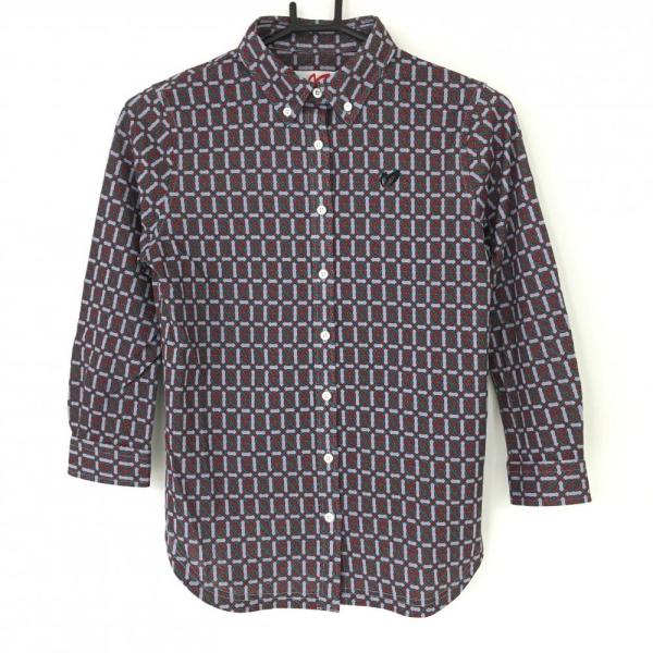 マスターバニー ニットブルゾン ダブルジップ サイズ1 ボルドー