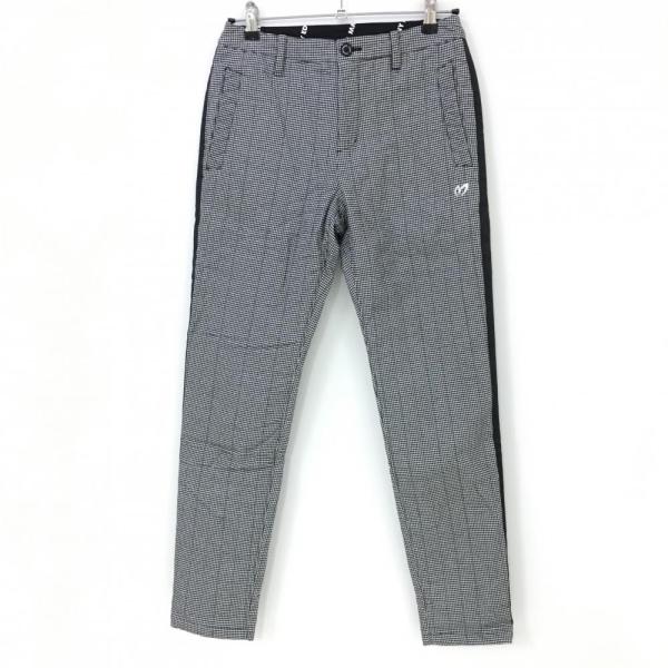 【マスターバニー】美品 中綿パンツ 千鳥柄 グレー 0サイズ レディース reonard_1-240001110776