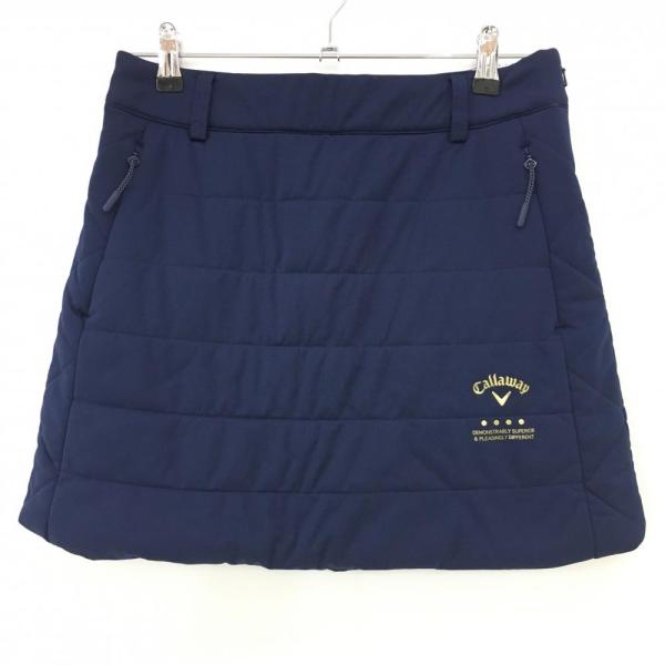 Callaway キャロウェイ 中綿スカート ネイビー 後ろウエストゴム