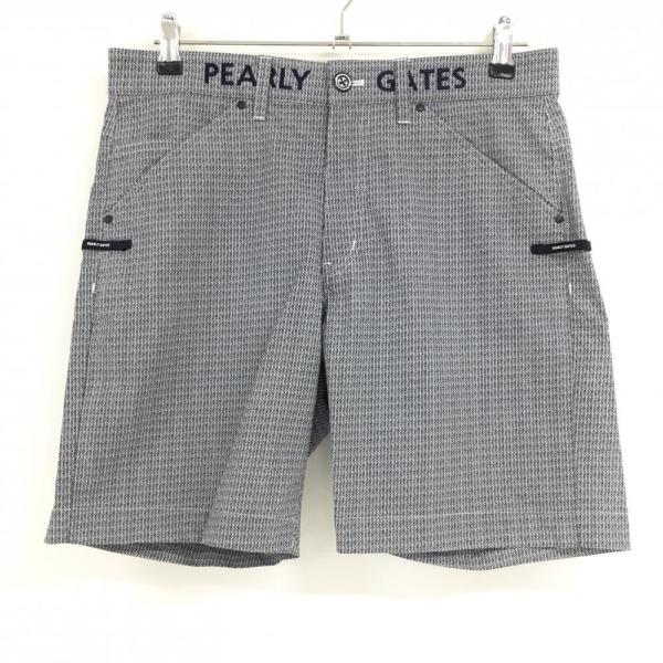 （超美品）パーリーゲイツ 　ニュースペーパー柄　ハーフパンツ　サイズ3 パーリーゲイツ ハーフパンツ 【公式通販】