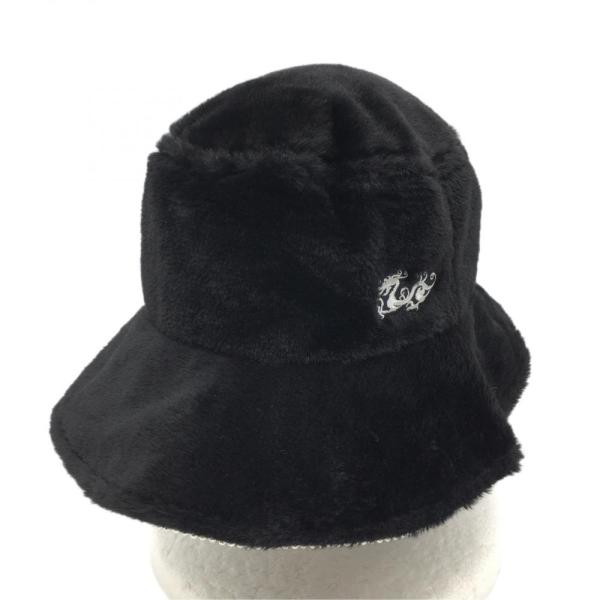 Dance With Dragon（ダンスウィズドラゴン） リバーシブルハット 黒×白