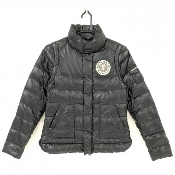 パ－リ－ゲイツダウンジャケットサイズ2です。 PEARLY GATES パーリーゲイツ 2WAYダウンジャケット 黒 袖着脱可